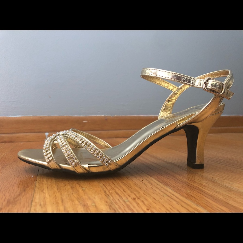 Gold heels